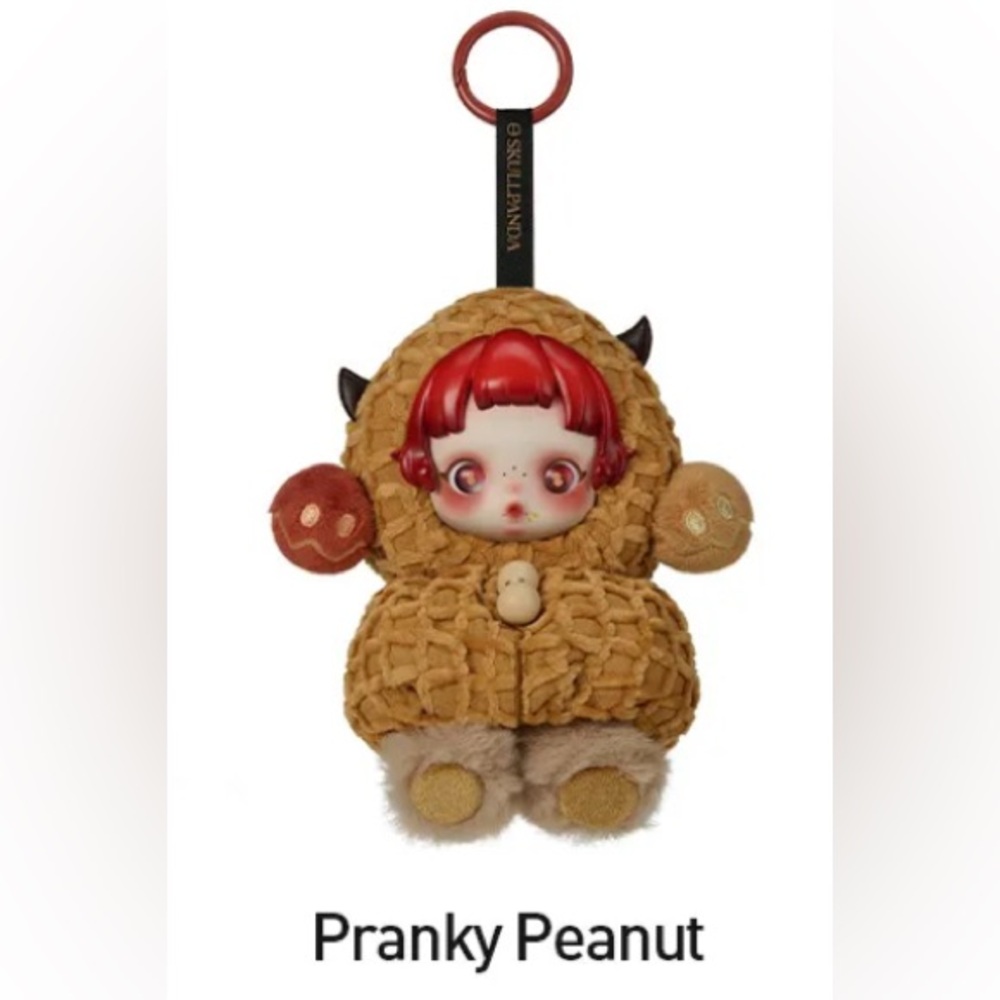 POP MART Skullpanda You Found Me Series Plush Doll (Pranky Peanut) - NIB